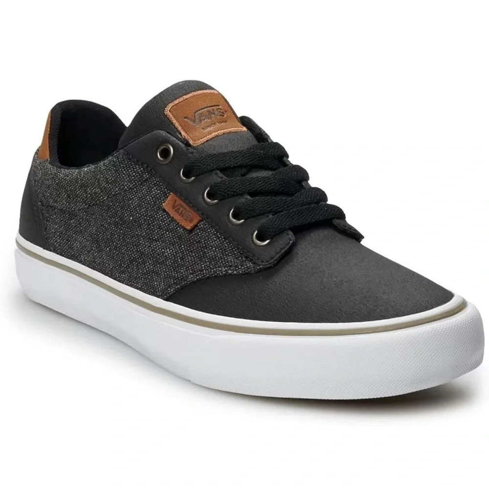 Vans® Atwood‎ DX Black Daschund Low Top Lace-up Sneakers - Men's Size 9.0